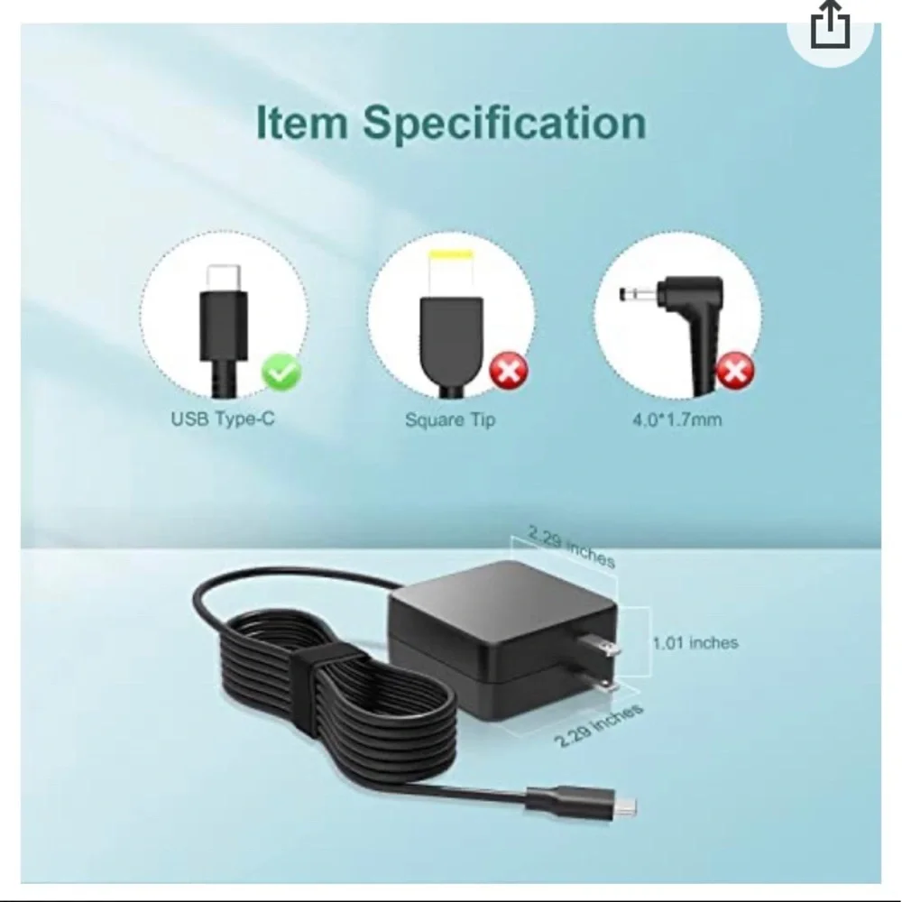 NWT Superer Laptop AC Adaptor Charger